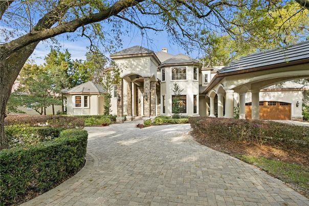 Attached, Backyard, Exterior, Facade, French Provincial