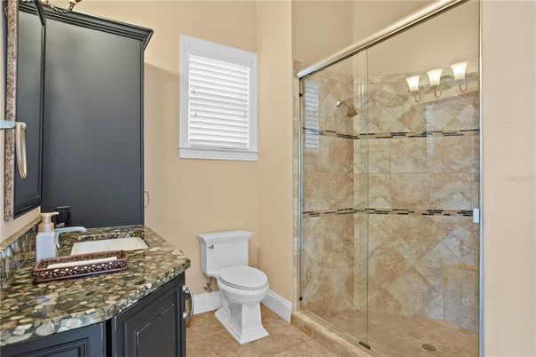 Bathroom, Glass Shower, Interior
