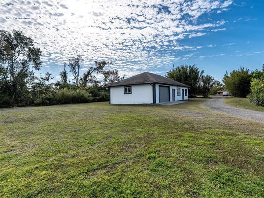 Backyard, Detached Garage, Exterior