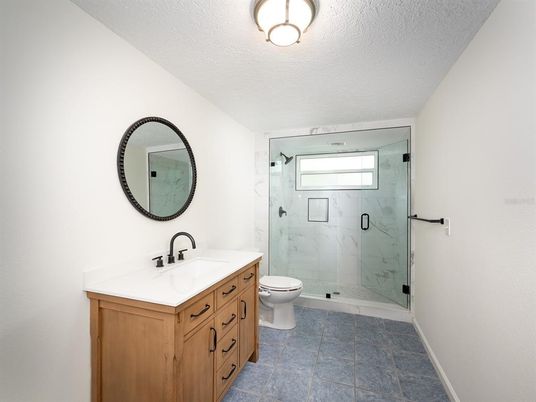 Bathroom, Glass Shower, Interior, Marble Walls