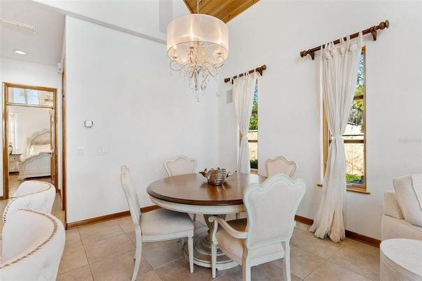 Chandelier, Dining room, Interior, Recessed Lighting