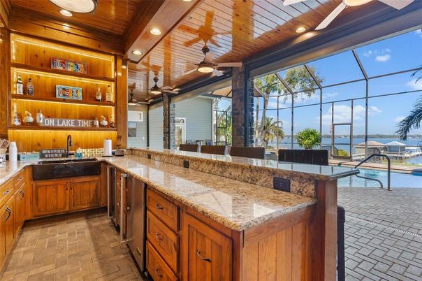 Glass Ceilings, Interior, Pool, Recessed Lighting, Sun Room, Wooden Ceilings