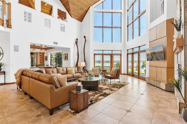 Interior, Living room, Wooden Ceilings