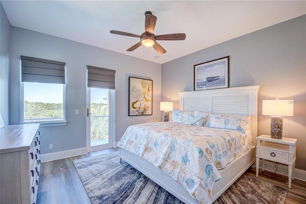 Bedroom, Interior, Wood Texture Flooring