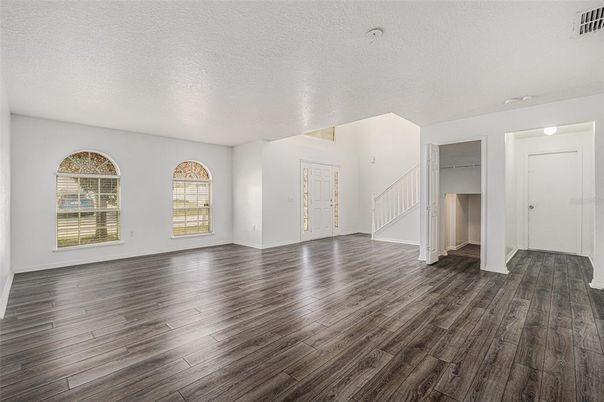 Empty room, Interior, Wood Texture Flooring