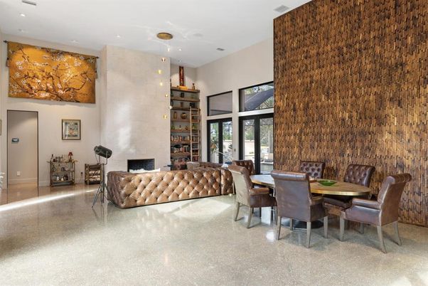 Dining room, Interior, Recessed Lighting