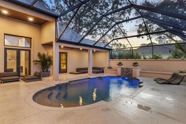 Glass Ceilings, Interior, Pool, Sun Room