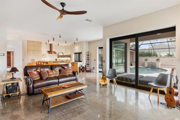 Interior, Kitchen, Living room