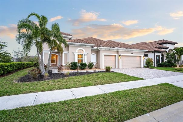 Attached, Backyard, Exterior, Facade, Mediterranean