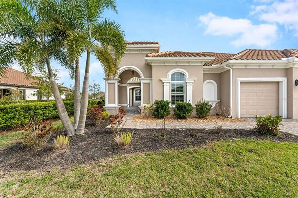 Attached, Backyard, Exterior, Facade, Mediterranean