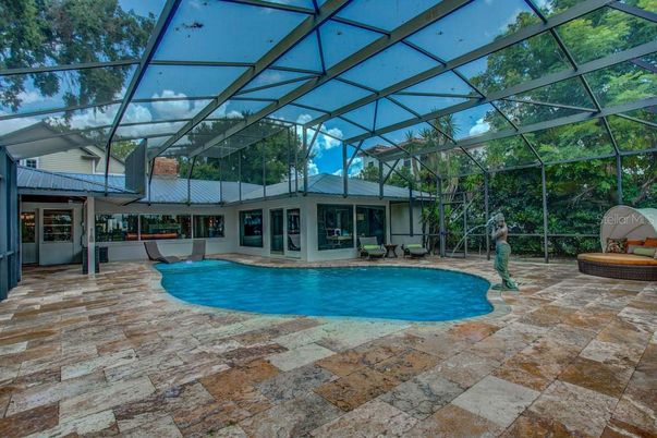 Glass Ceilings, Interior, Pool, Sun Room