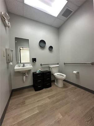 Bathroom, Interior, Wood Texture Flooring