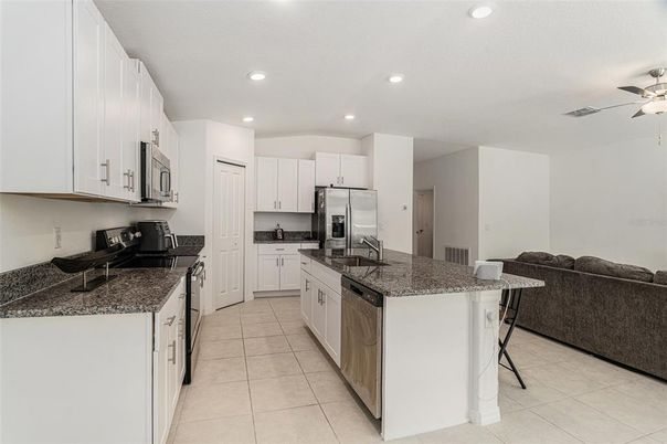 Interior, Kitchen, Recessed Lighting, Stainless Steel Appliances