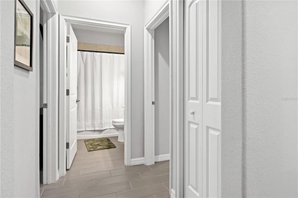 Bathroom, Interior, Wood Texture Flooring