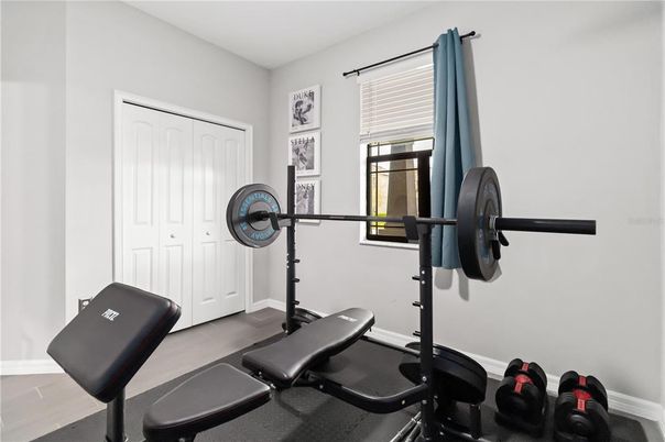Fitness Equipment, Interior, Wood Texture Flooring