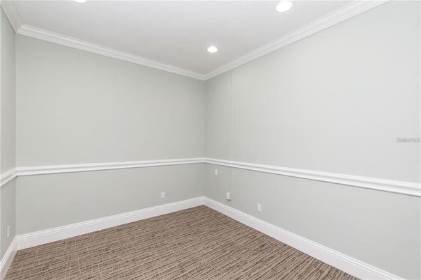 Empty room, Interior, Recessed Lighting