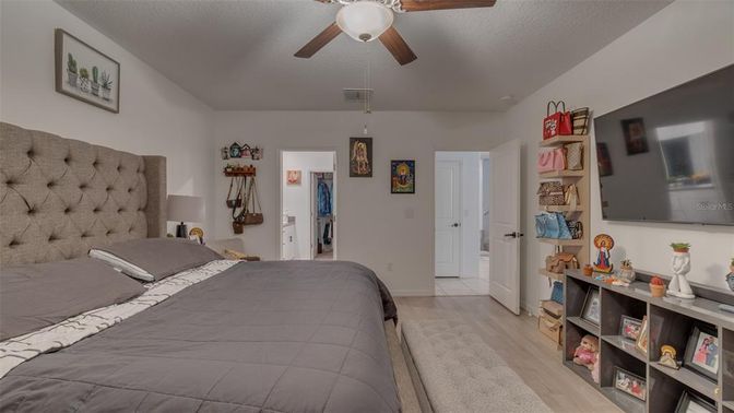 Bedroom, Interior, Wood Texture Flooring