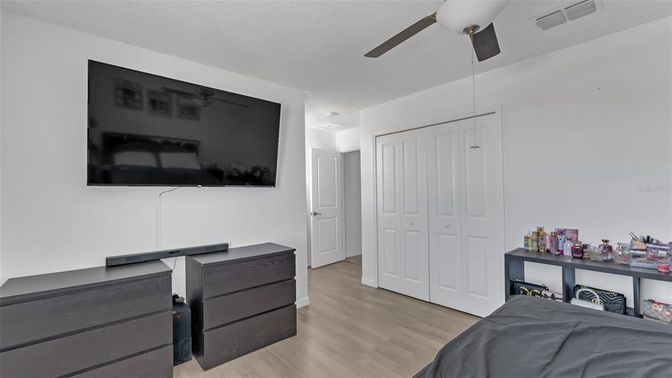 Bedroom, Interior, Wood Texture Flooring