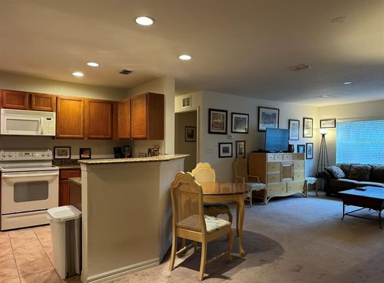 Interior, Kitchen, Living room, Recessed Lighting