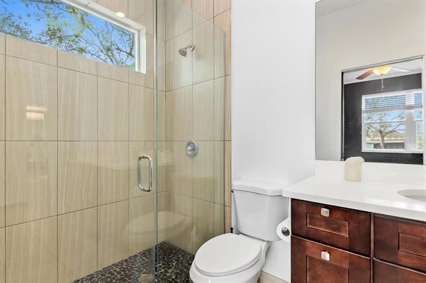 Bathroom, Glass Shower, Interior