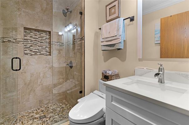 Bathroom, Glass Shower, Interior