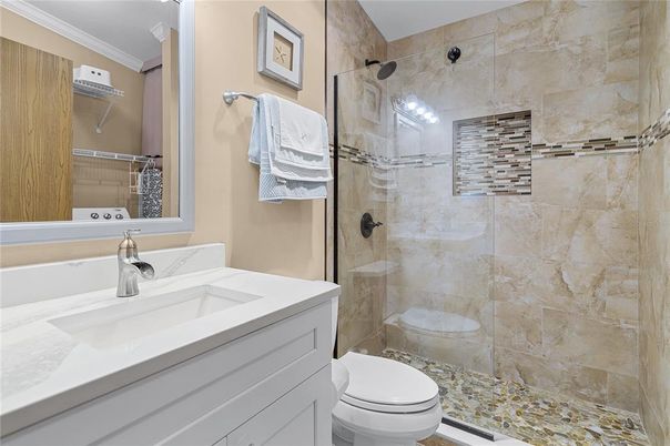 Bathroom, Glass Shower, Interior