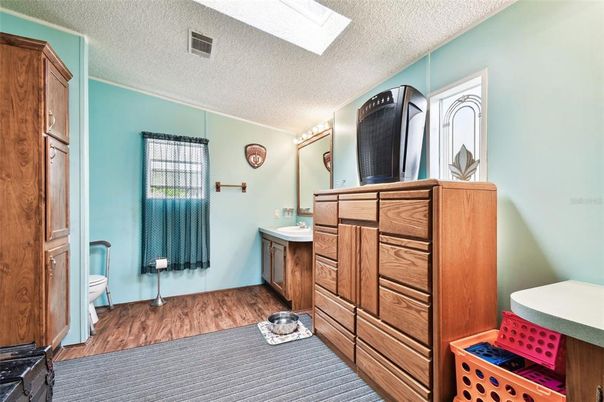 Bathroom, Interior, Wood Texture Flooring