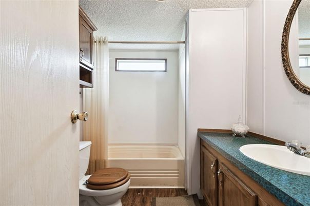 Bathroom, Interior, Wood Texture Flooring