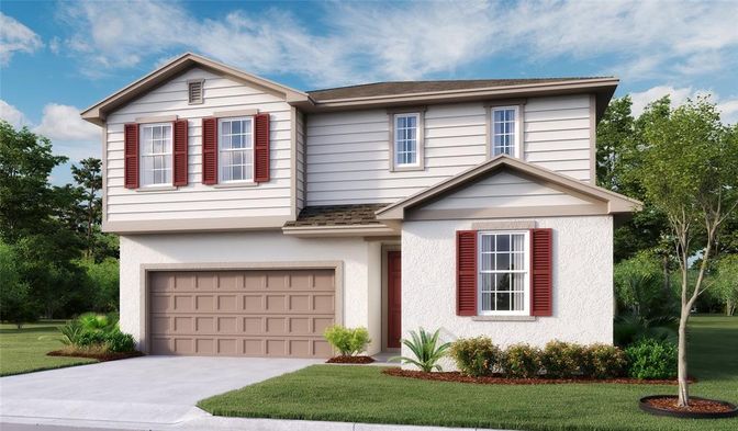 Attached, Exterior, Facade, Split Level