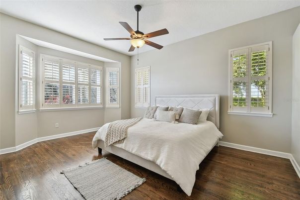 Bedroom, Interior, Wood Texture Flooring