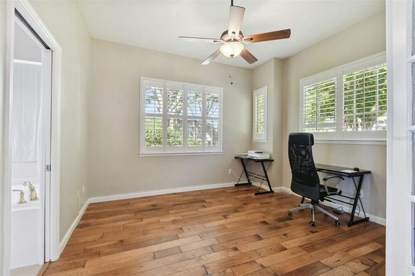 Home Office, Interior, Wood Texture Flooring
