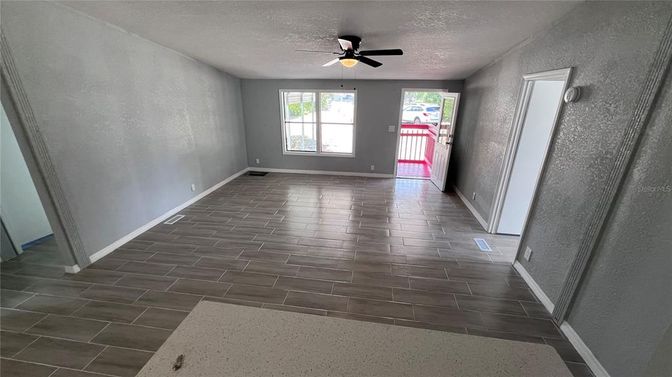 Empty room, Interior, Wood Texture Flooring