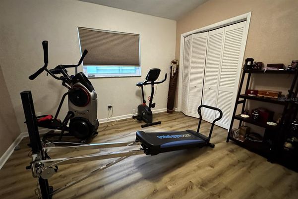 Fitness Equipment, Interior, Wood Texture Flooring