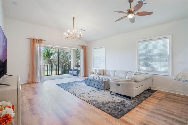 Chandelier, Interior, Living room, Wood Texture Flooring