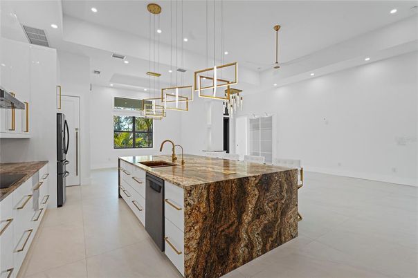 Interior, Kitchen, Pendant Lights, Recessed Lighting