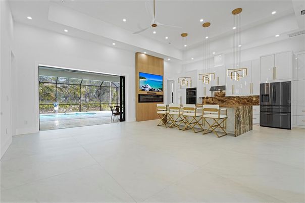 Interior, Kitchen, Pendant Lights, Recessed Lighting