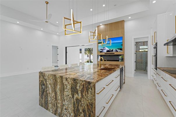 Interior, Kitchen, Pendant Lights, Recessed Lighting
