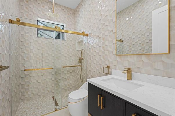 Bathroom, Glass Shower, Interior