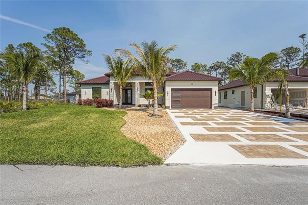 Attached, Backyard, Exterior, Facade, Mediterranean