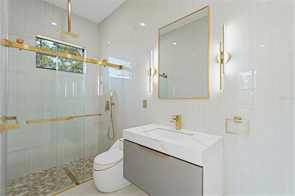 Bathroom, Glass Shower, Interior