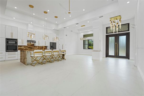 Interior, Kitchen, Pendant Lights, Recessed Lighting