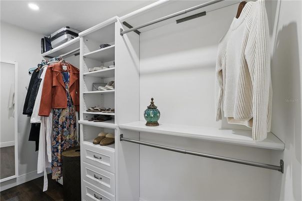 Interior, Recessed Lighting, Walk-in Closets, Wood Texture Flooring