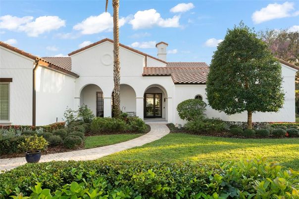 Backyard, Exterior, Facade, Spanish Mediterranean