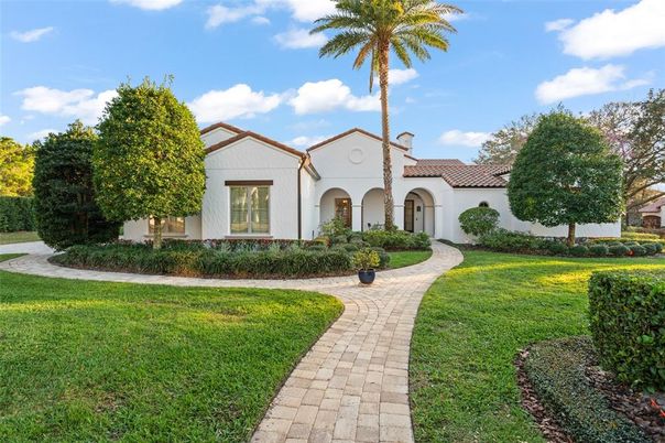 Backyard, Exterior, Facade, Spanish Mediterranean