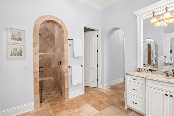 Bathroom, Glass Shower, Interior