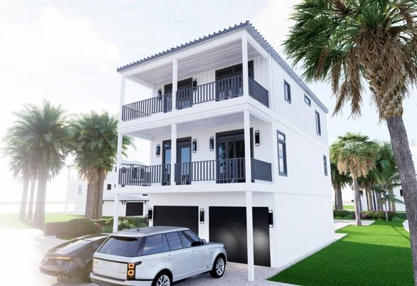 Attached, Exterior, Facade, Modern