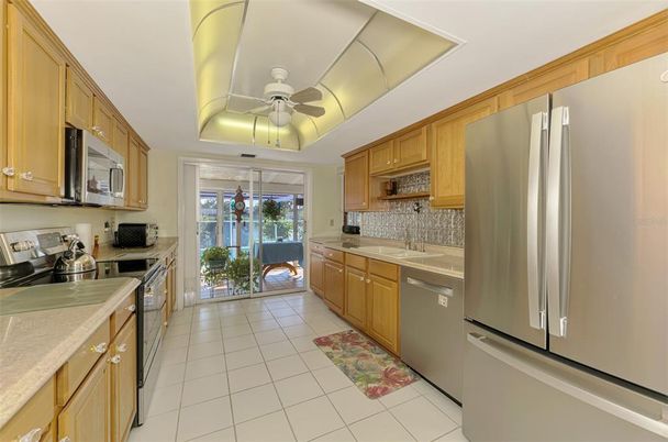 Interior, Kitchen, Tile Countertops