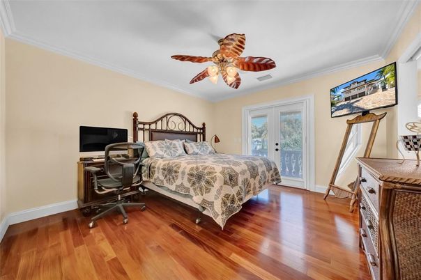 Bedroom, Home Office, Interior, Wood Texture Flooring