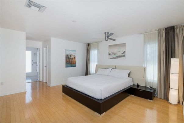 Bedroom, Interior, Wood Texture Flooring