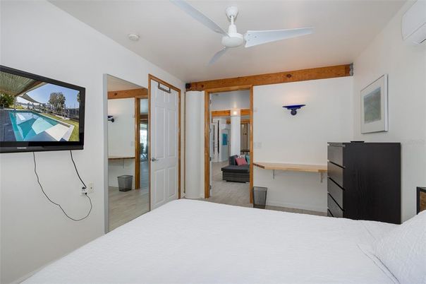 Bedroom, Interior, Wood Texture Flooring